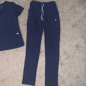 Figs Scrub Pants Navy XXS Tall Yola Skinny leg